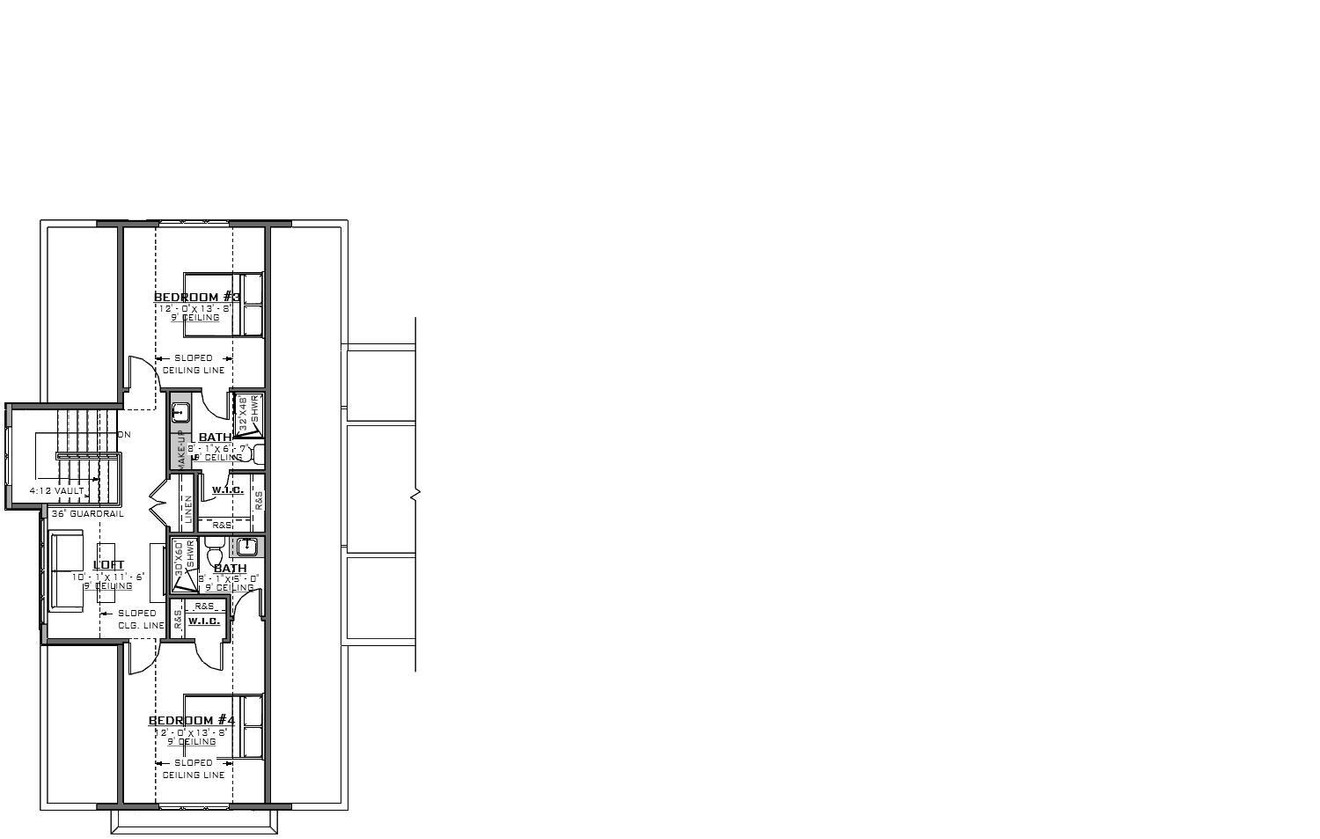 Secondary Image - Ranch House Plan - 33953 - 2nd Floor Plan