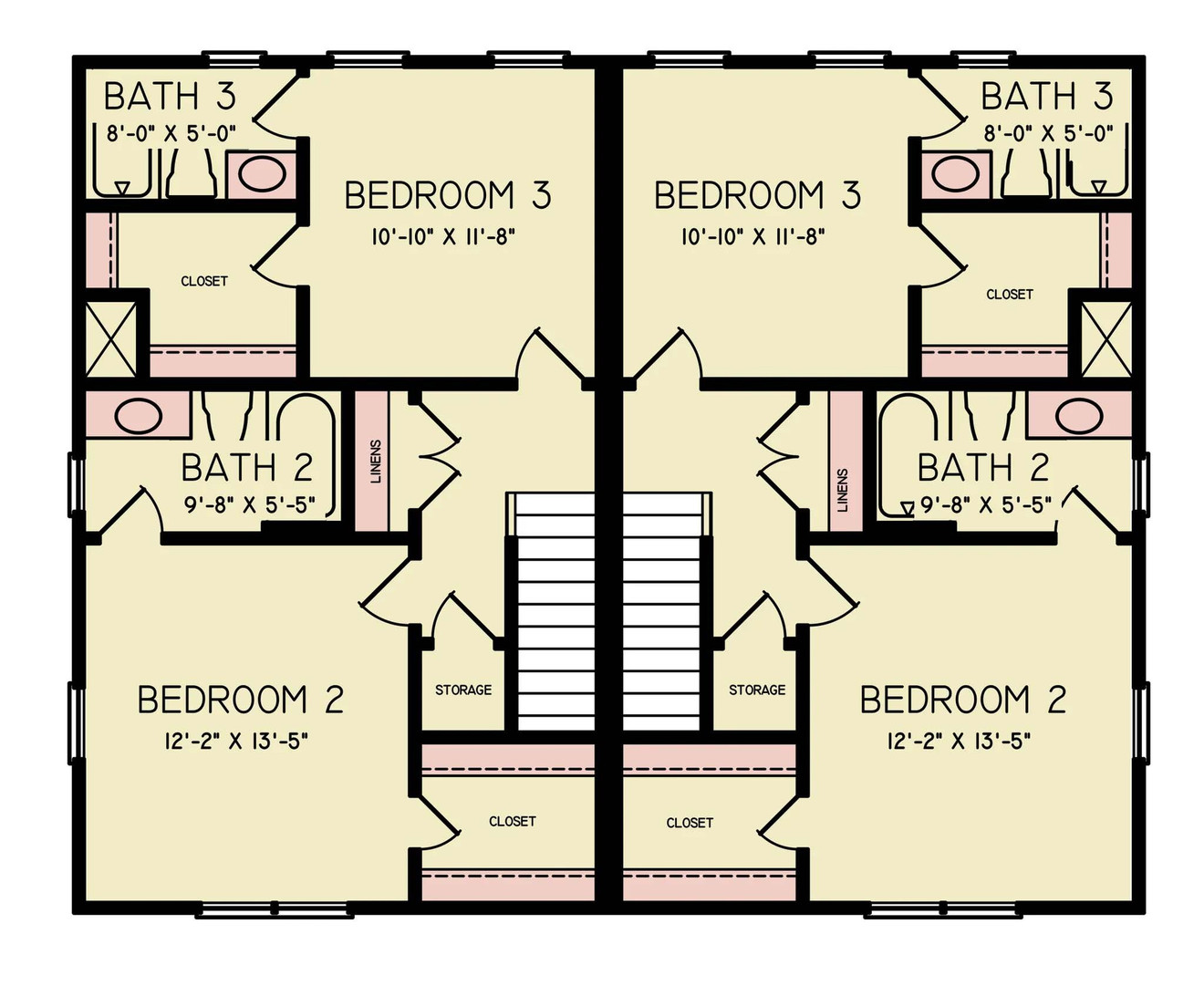 Secondary Image - Traditional House Plan - Hunter 58229 - 2nd Floor Plan