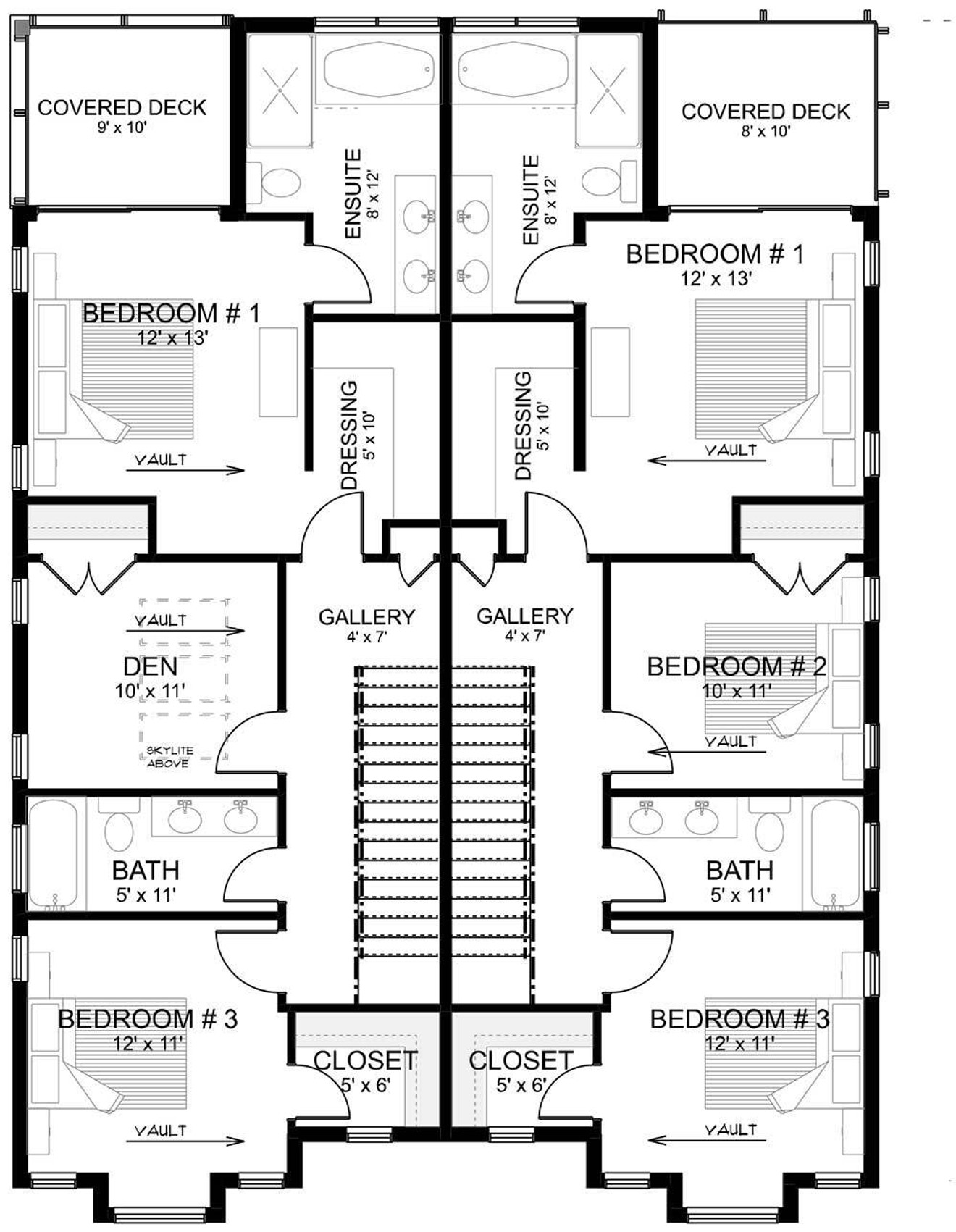Secondary Image - Contemporary House Plan - ModHaus II 26901 - 2nd Floor Plan