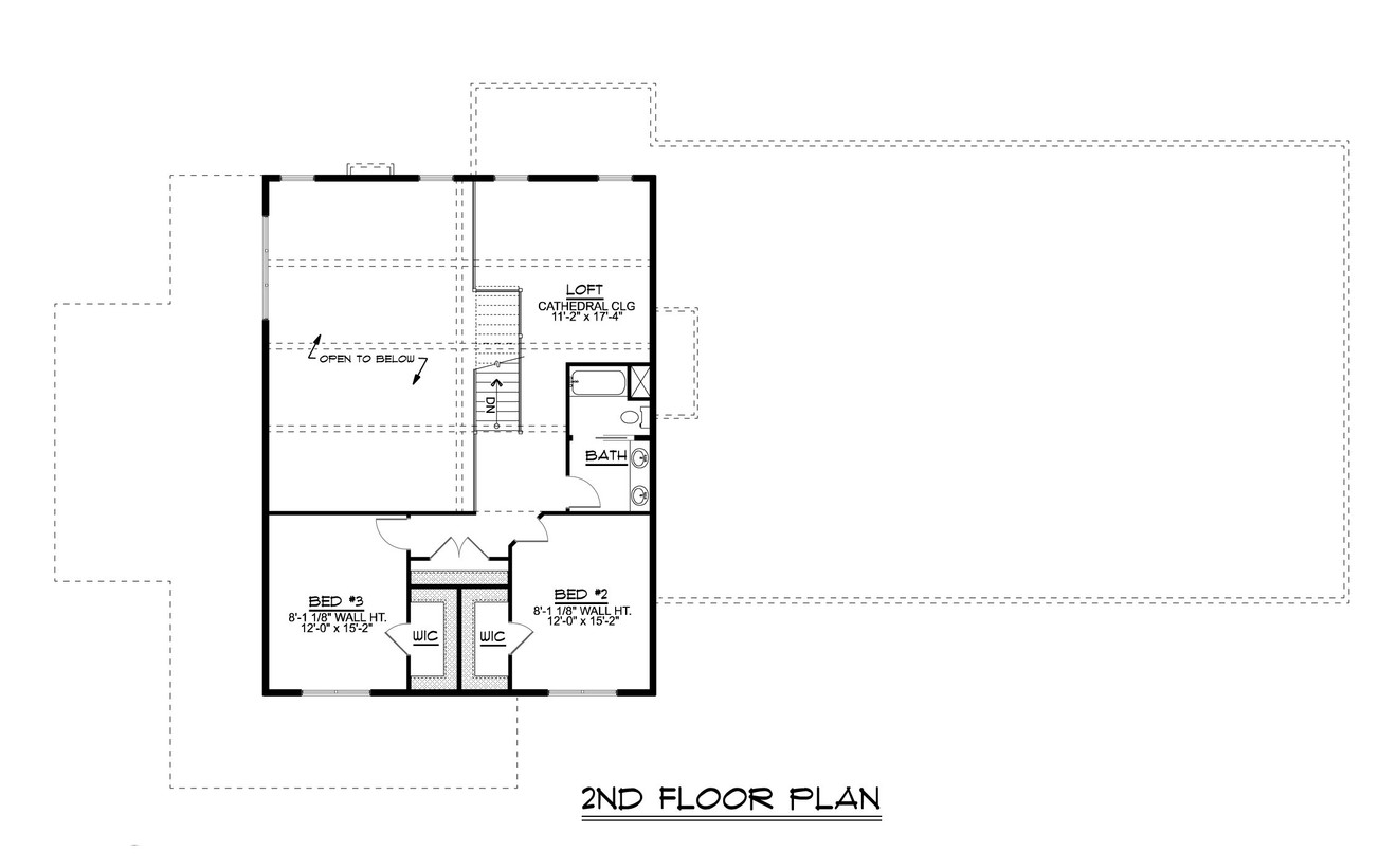 Farmhouse House Plan - 27765 - 2nd Floor Plan