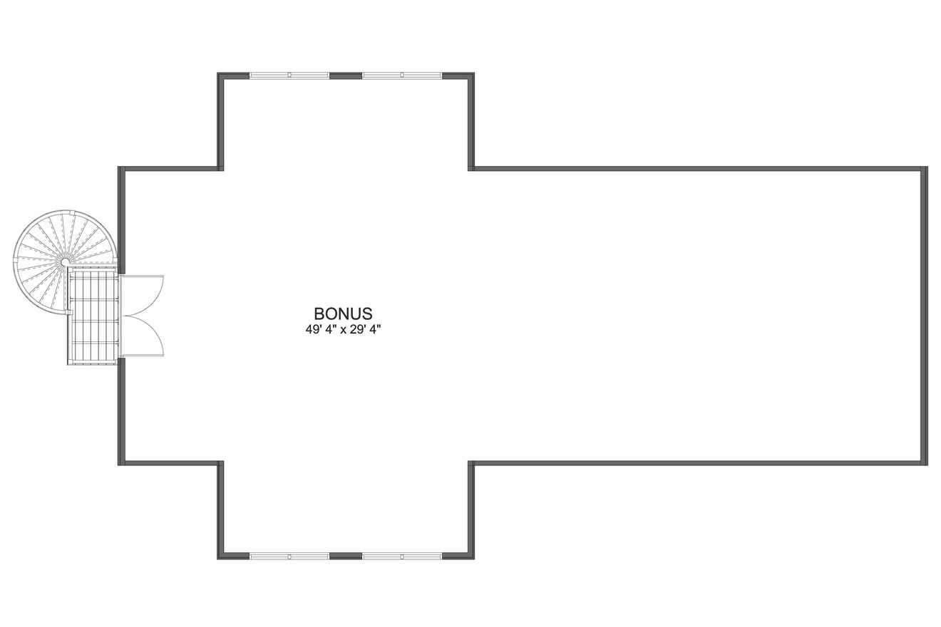 Farmhouse House Plan - Jacksonville Garage 21492 - 2nd Floor Plan