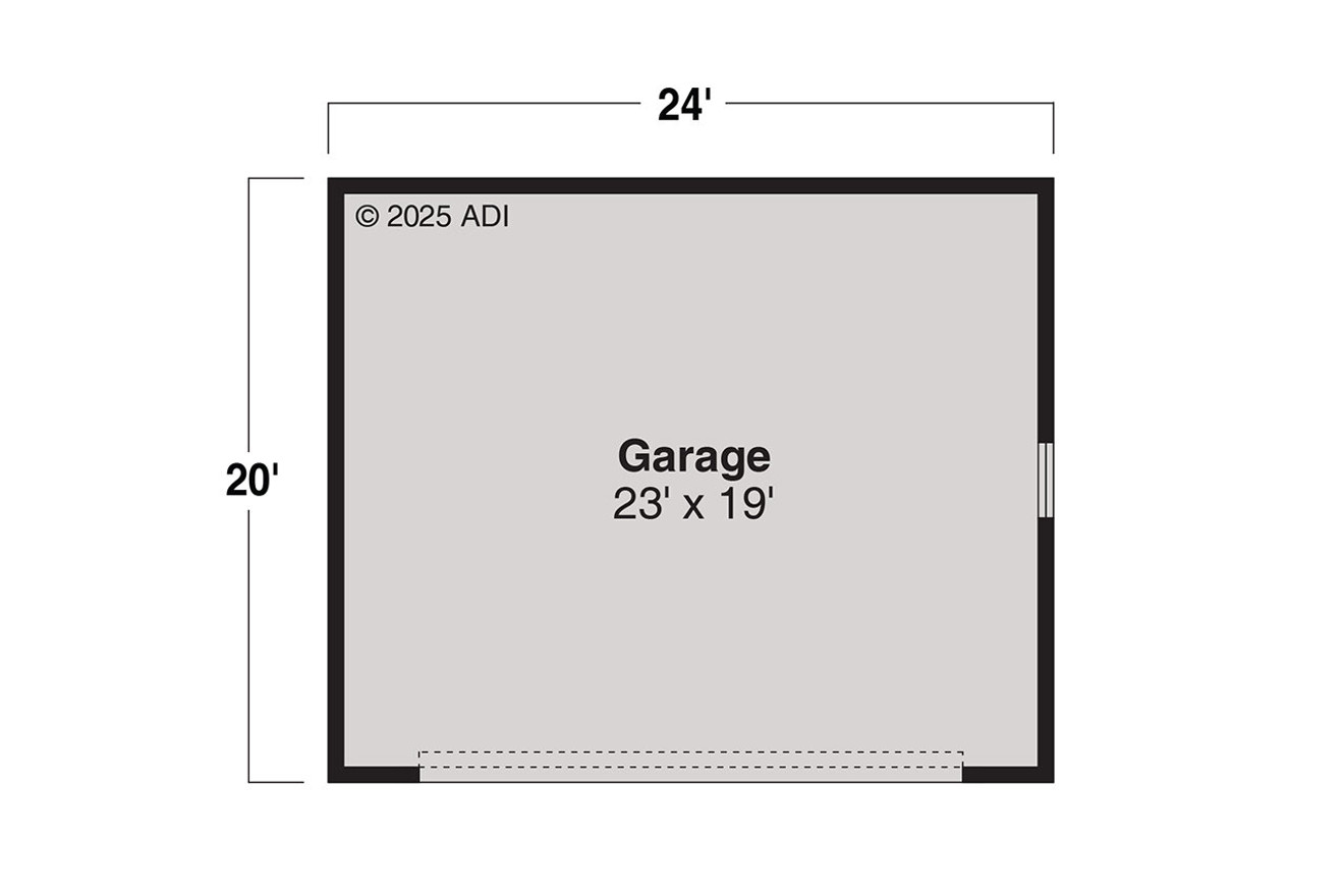 Country House Plan - Garage 74444 - 1st Floor Plan