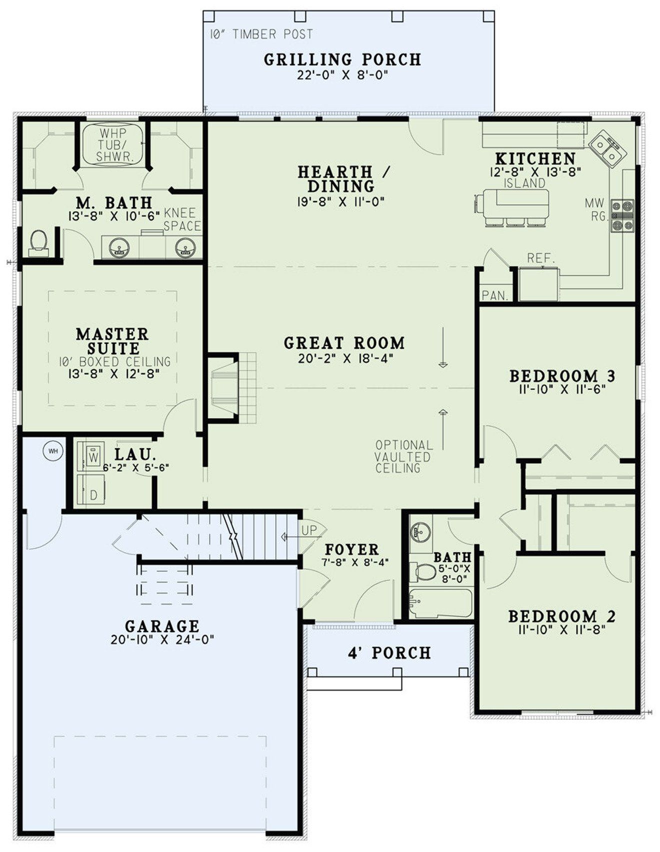 Classic House Plan - Ashlyn Cove 20840 - 1st Floor Plan
