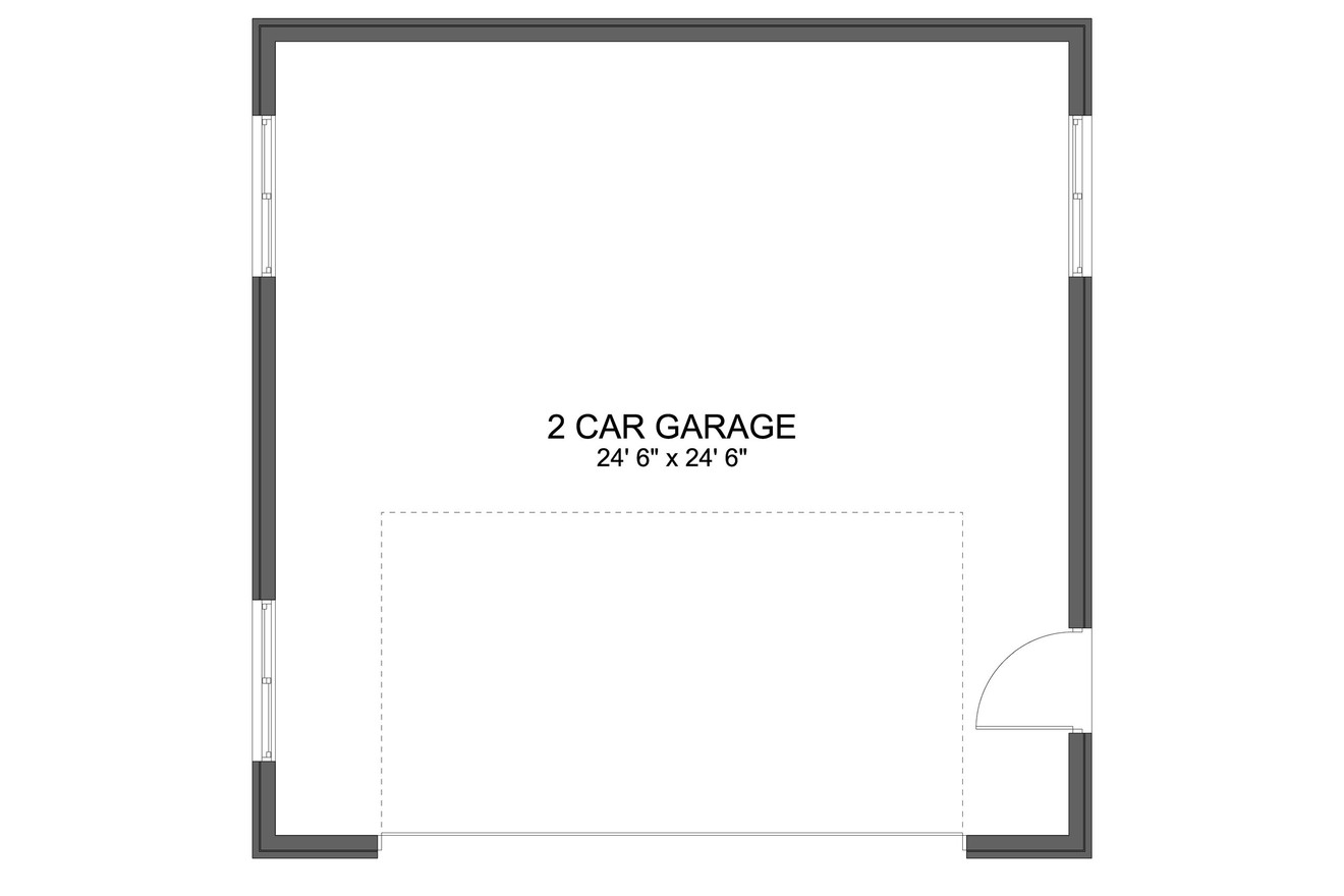 Farmhouse House Plan - McGregor Garage 55811 - 1st Floor Plan