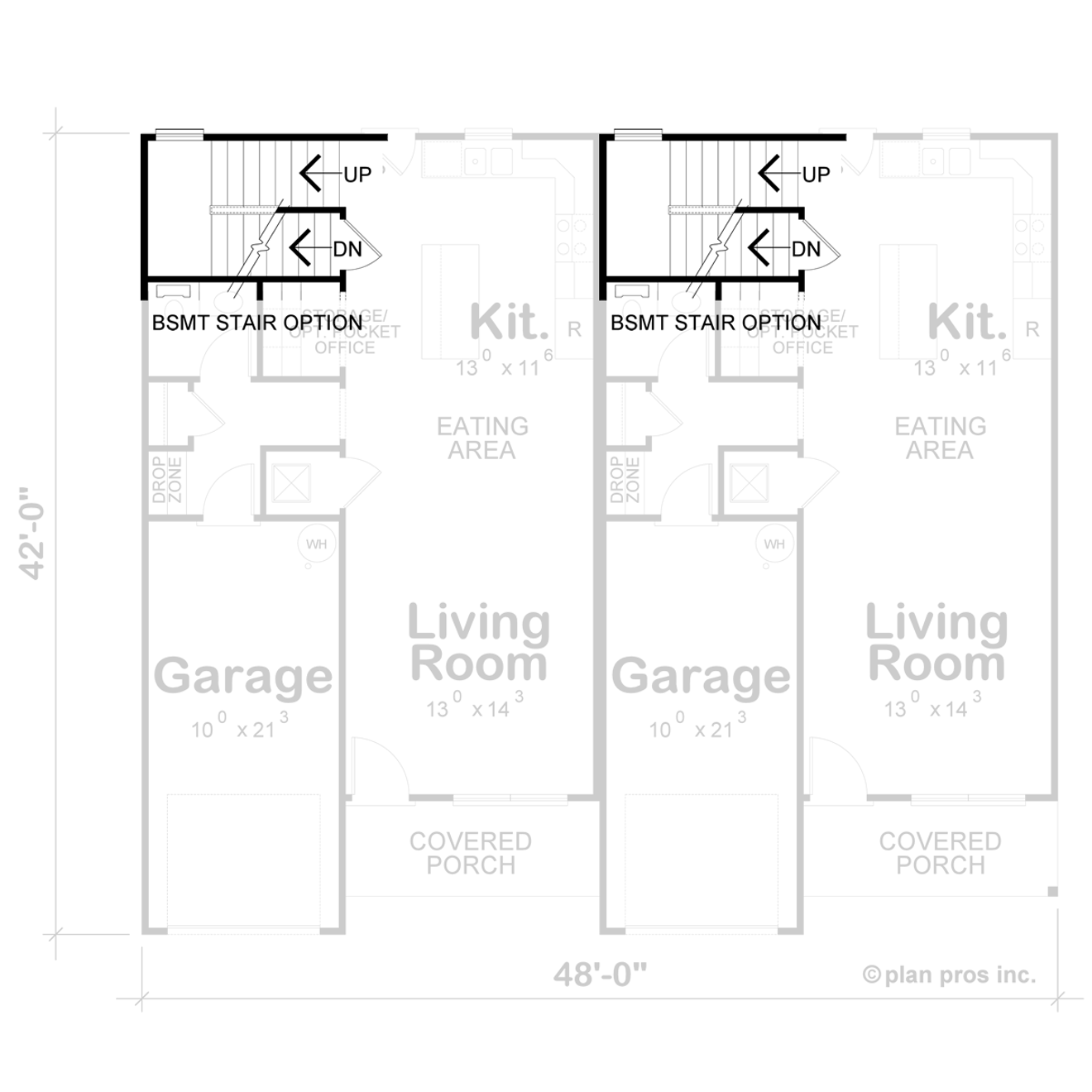 Farmhouse House Plan - Flacco Modern Split 29637 - Optional Floor Plan