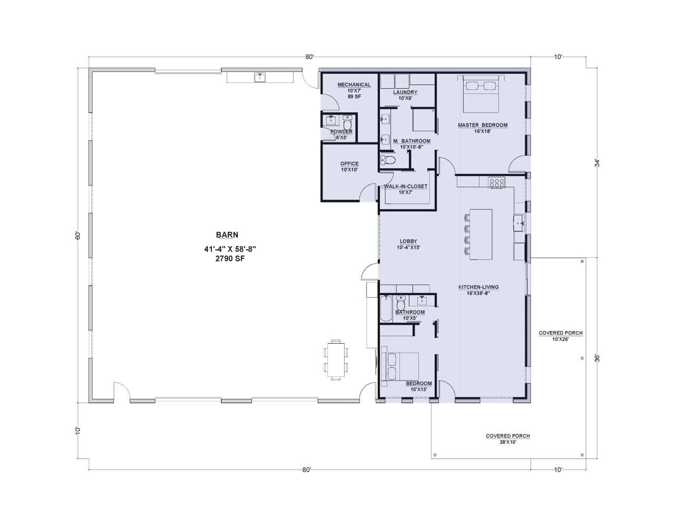 Country House Plan - The Nicholas 25330 - 1st Floor Plan
