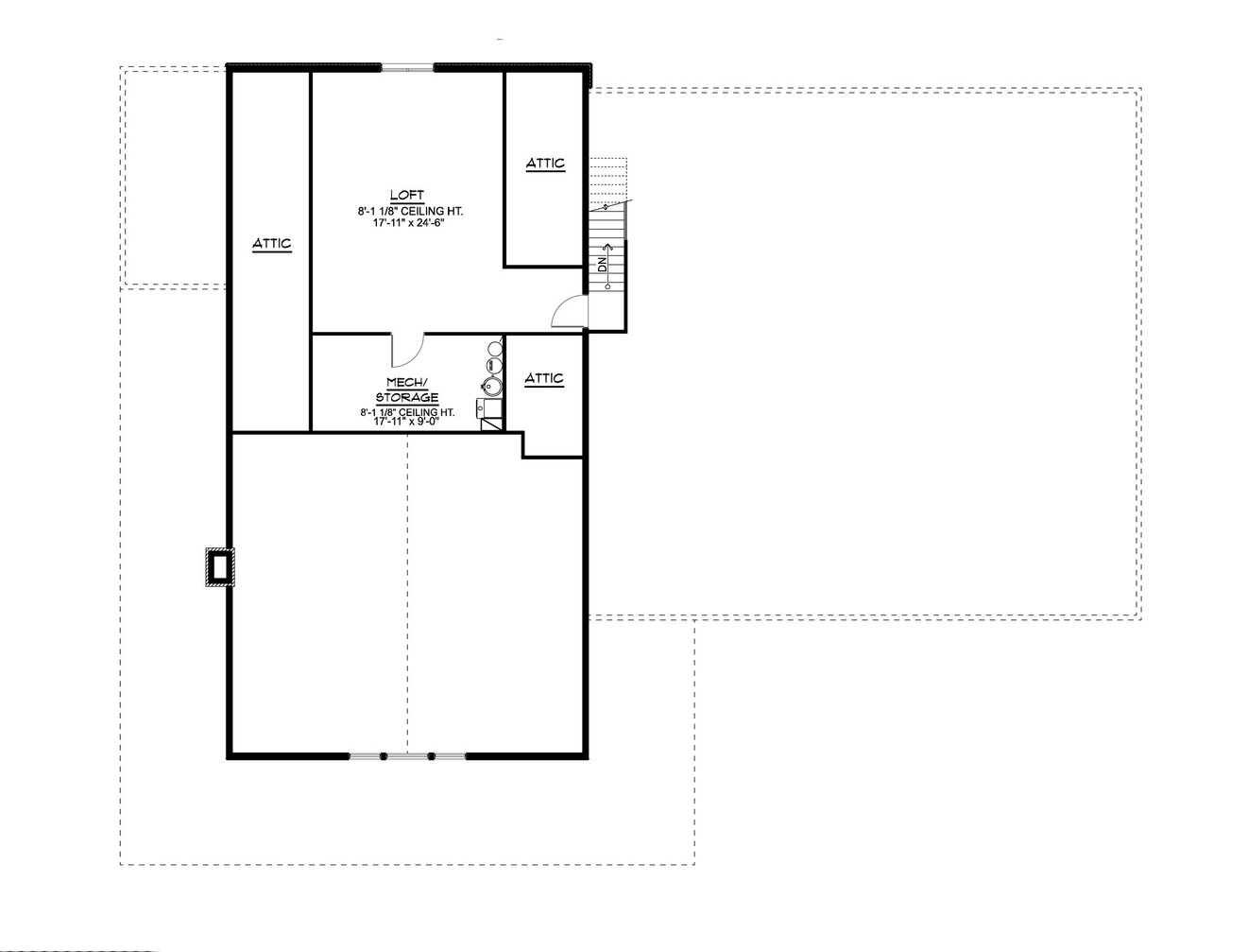 Country House Plan - 53674 - 2nd Floor Plan