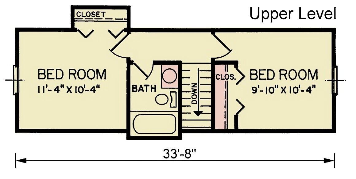 Secondary Image - Traditional House Plan - Faber 2 78858 - 2nd Floor Plan