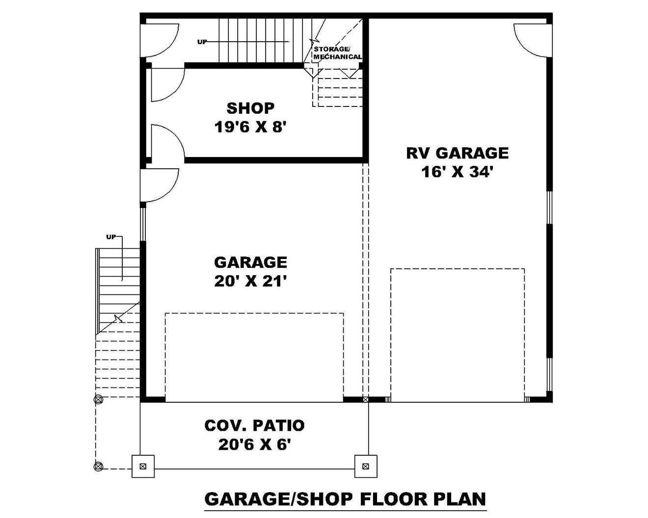 Craftsman House Plan - 56137 - 1st Floor Plan