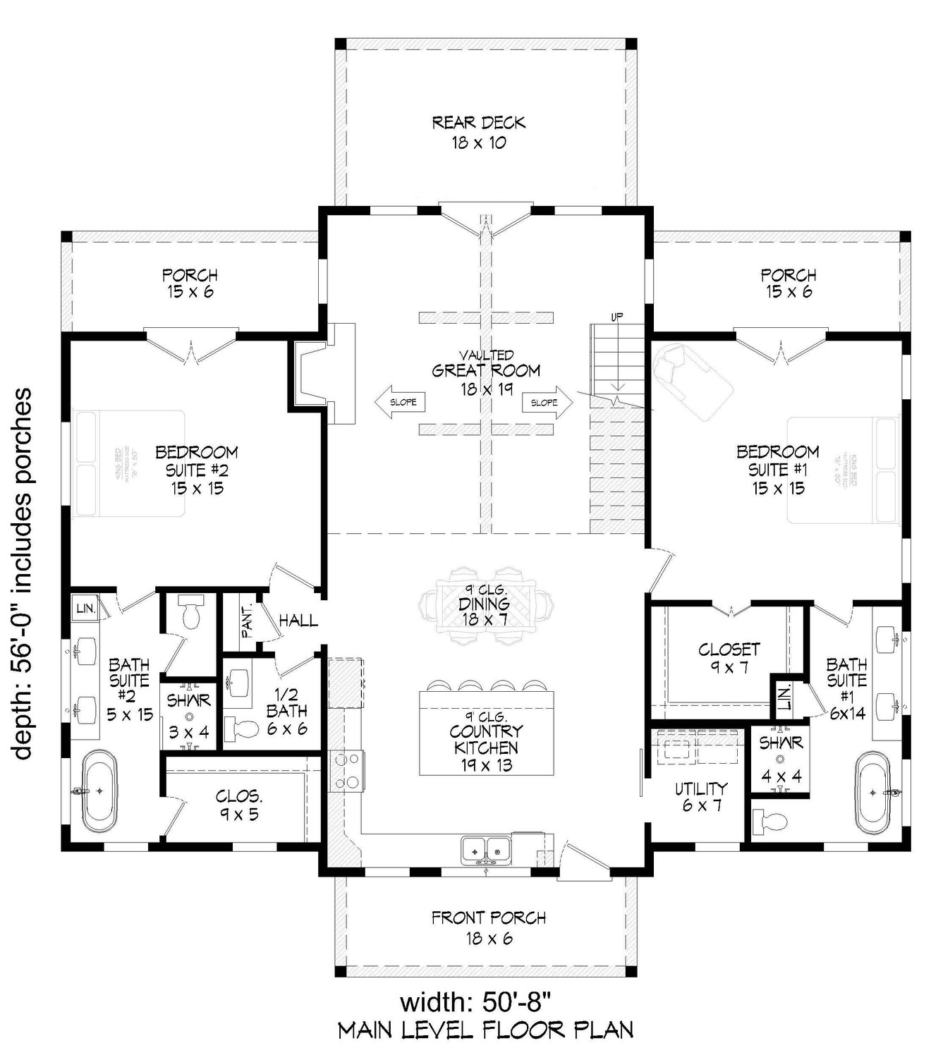 Farmhouse House Plan - Lakefront Barndominium 2 52086 - 1st Floor Plan