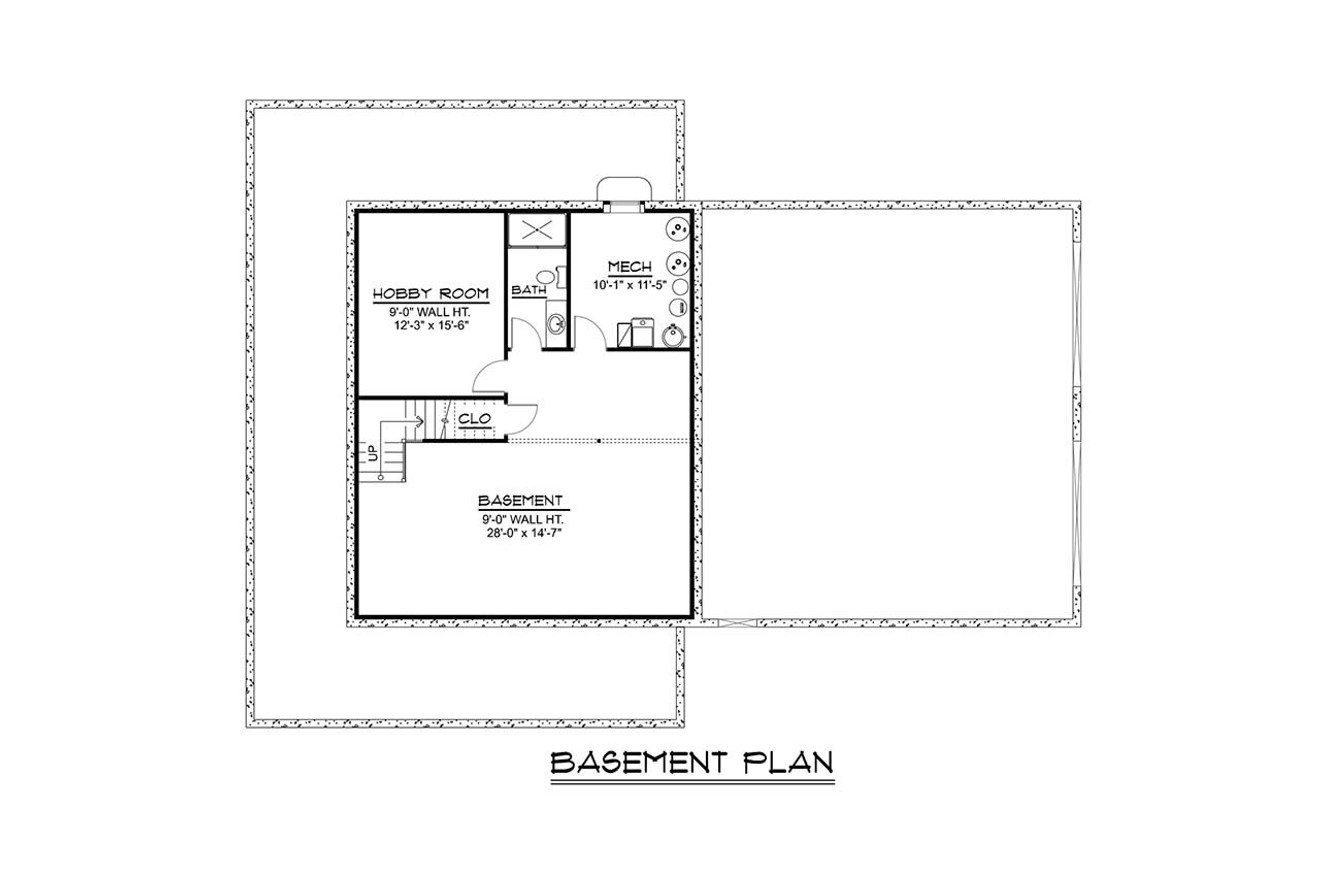 Country House Plan - 82358 - Optional Floor Plan