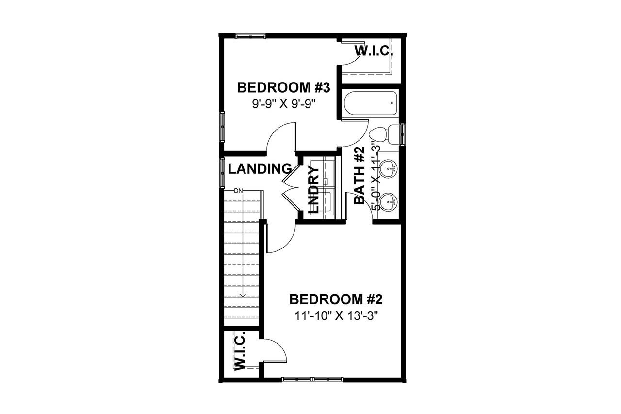 Secondary Image - Country House Plan - Wood Alley 22586 - 2nd Floor Plan
