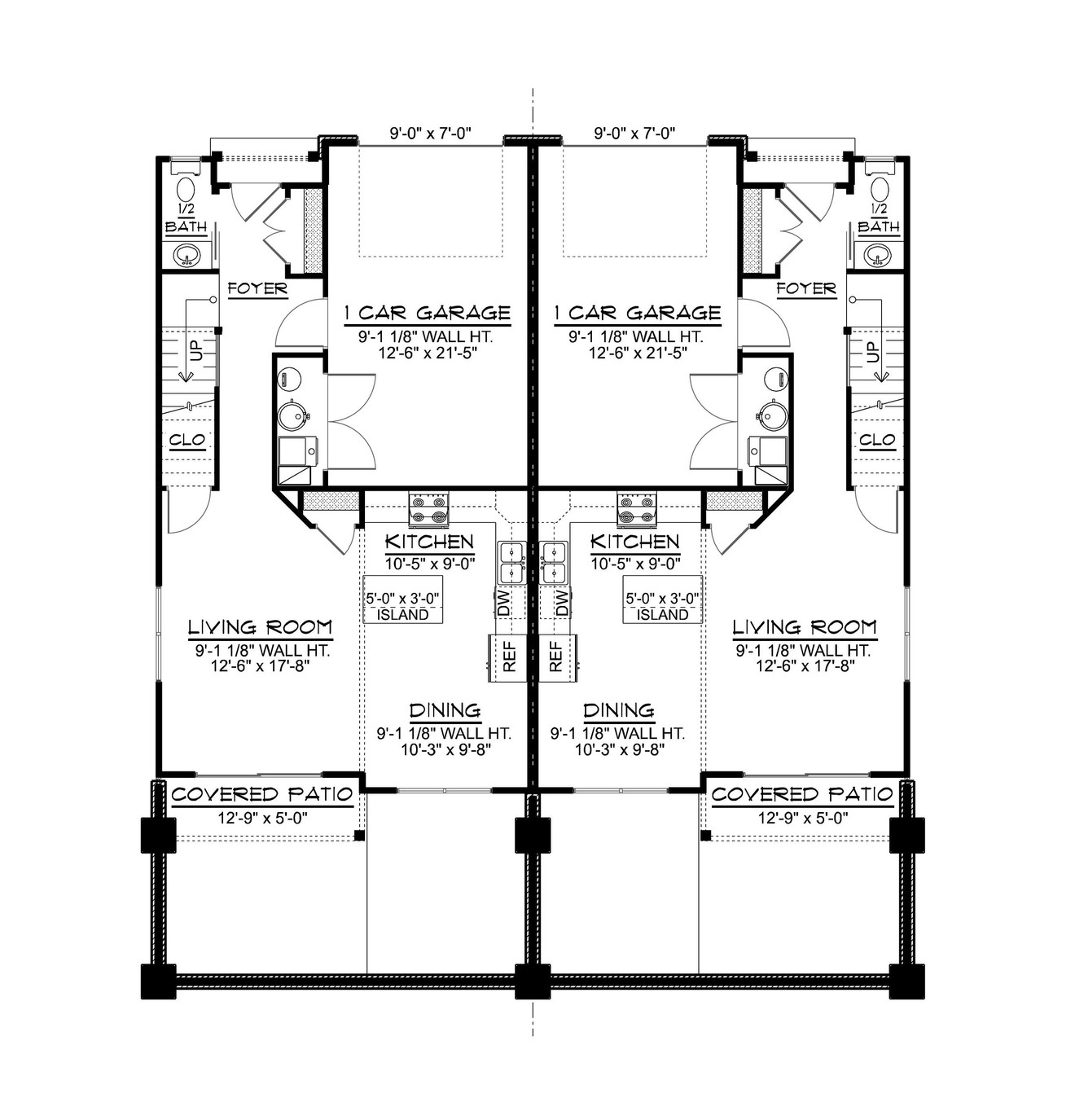 Contemporary House Plan - 23591 - 1st Floor Plan