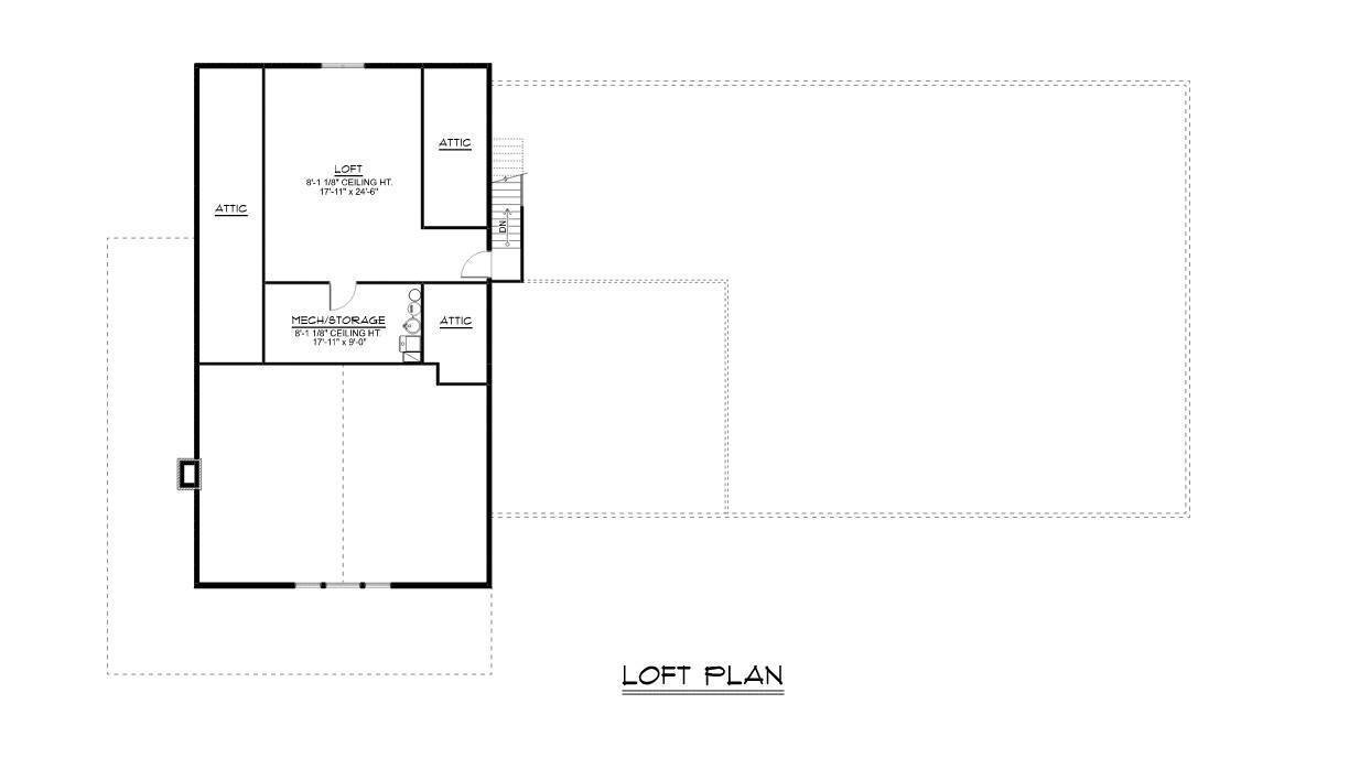 Modern House Plan - 99310 - 2nd Floor Plan