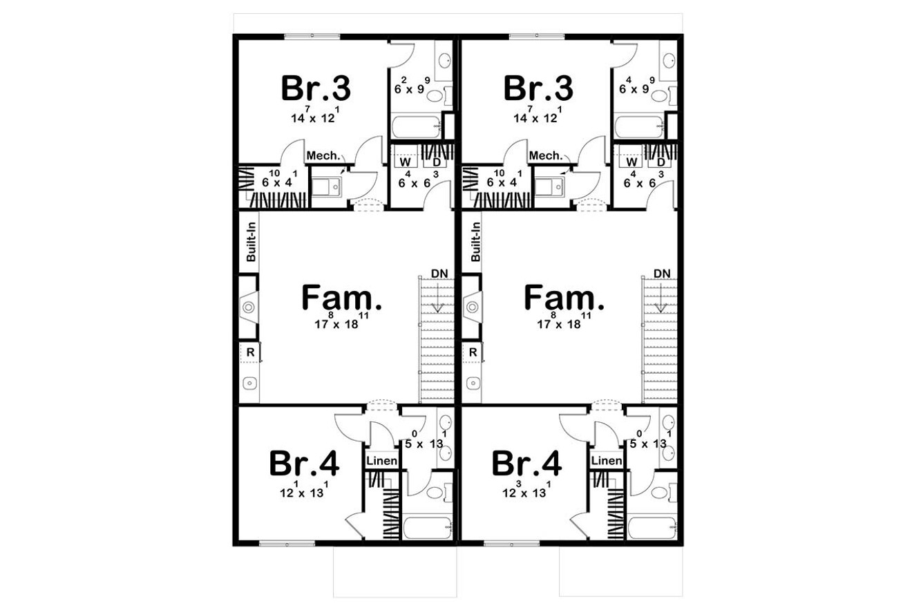 Mediterranean House Plan - Boucher 66280 - Other Floor Plan