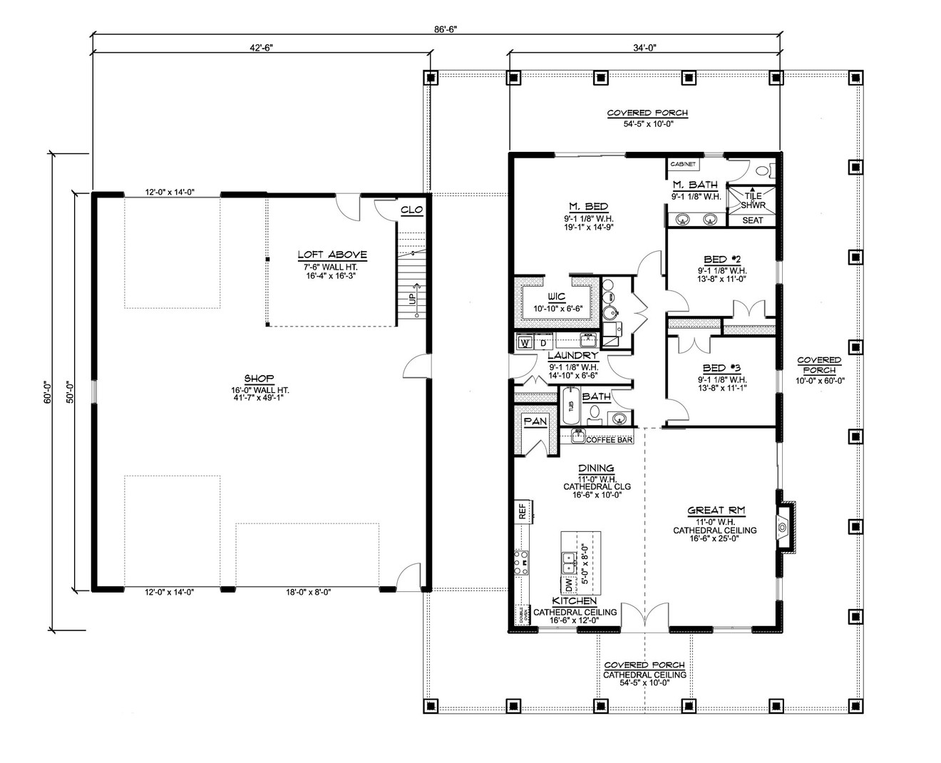 Farmhouse House Plan - 94554 - Optional Floor Plan