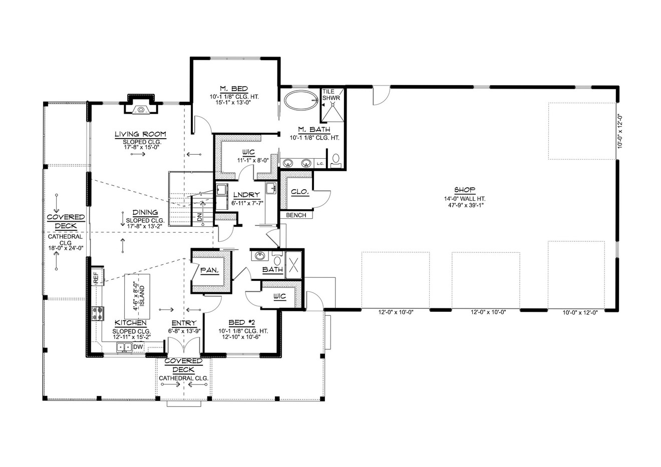 Craftsman House Plan - 33331 - 1st Floor Plan
