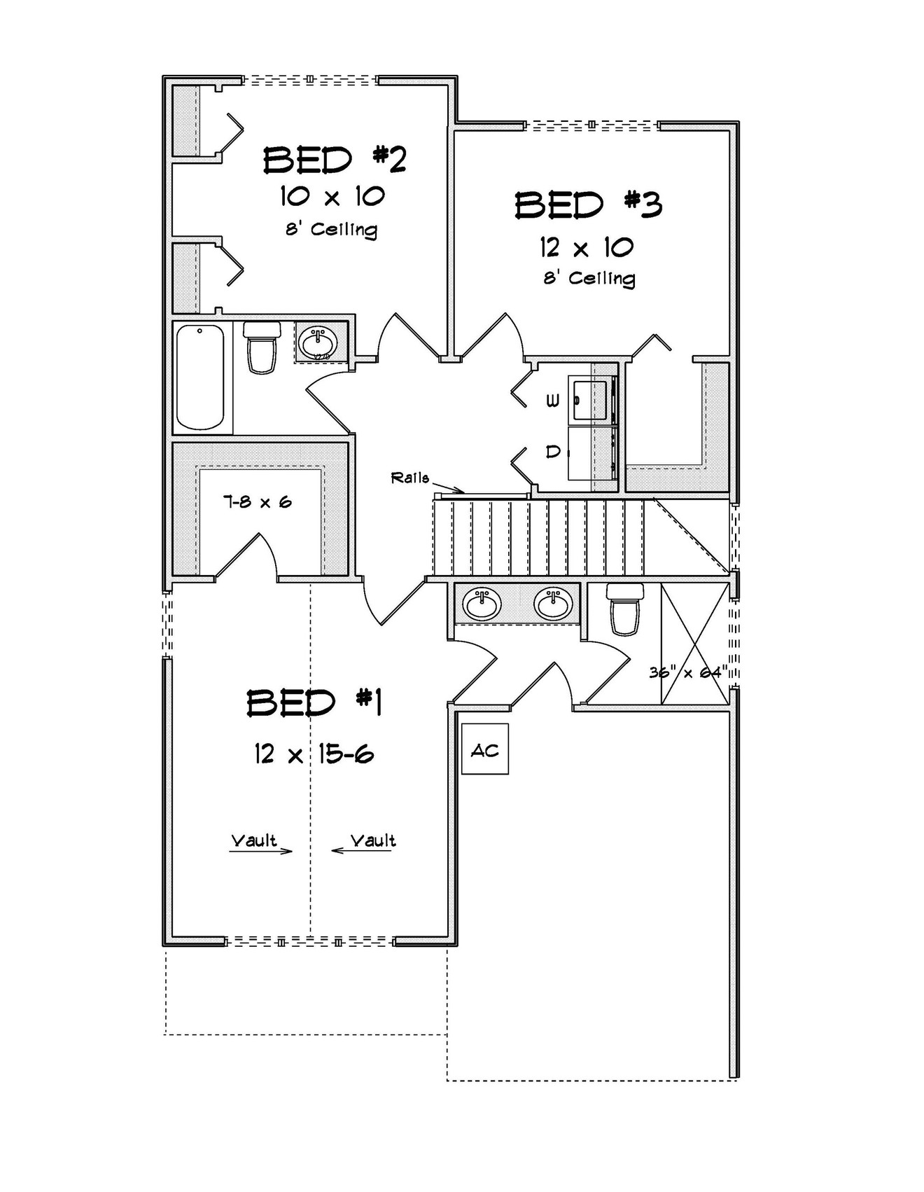 Cottage House Plan - 99054 - 2nd Floor Plan