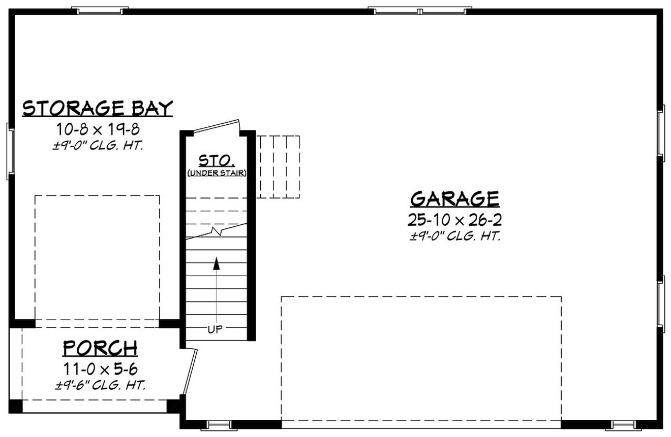 Country House Plan - Carriage Hills 93393 - 1st Floor Plan