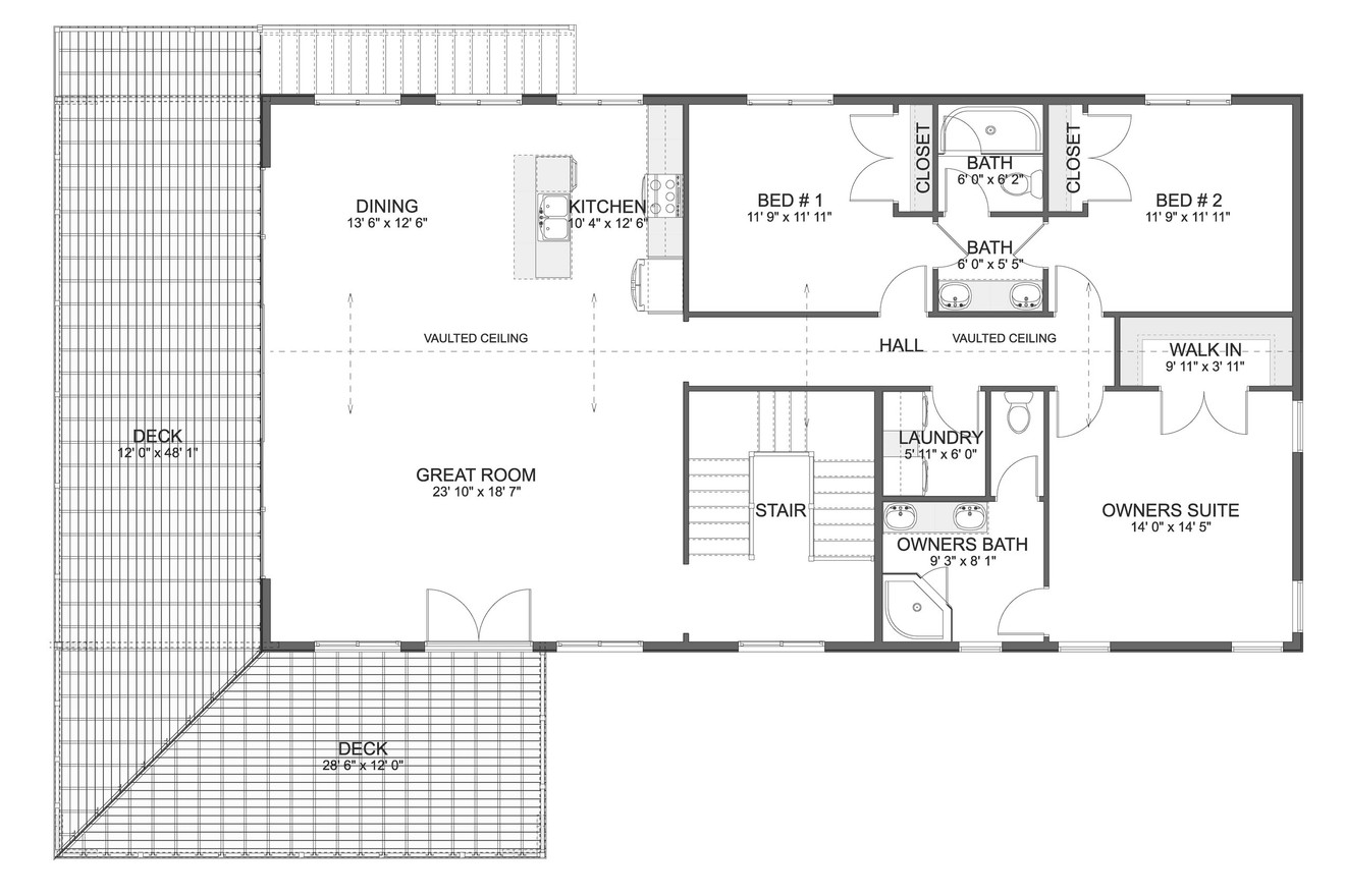 Secondary Image - Country House Plan - Porter Barndo 35805 - 2nd Floor Plan