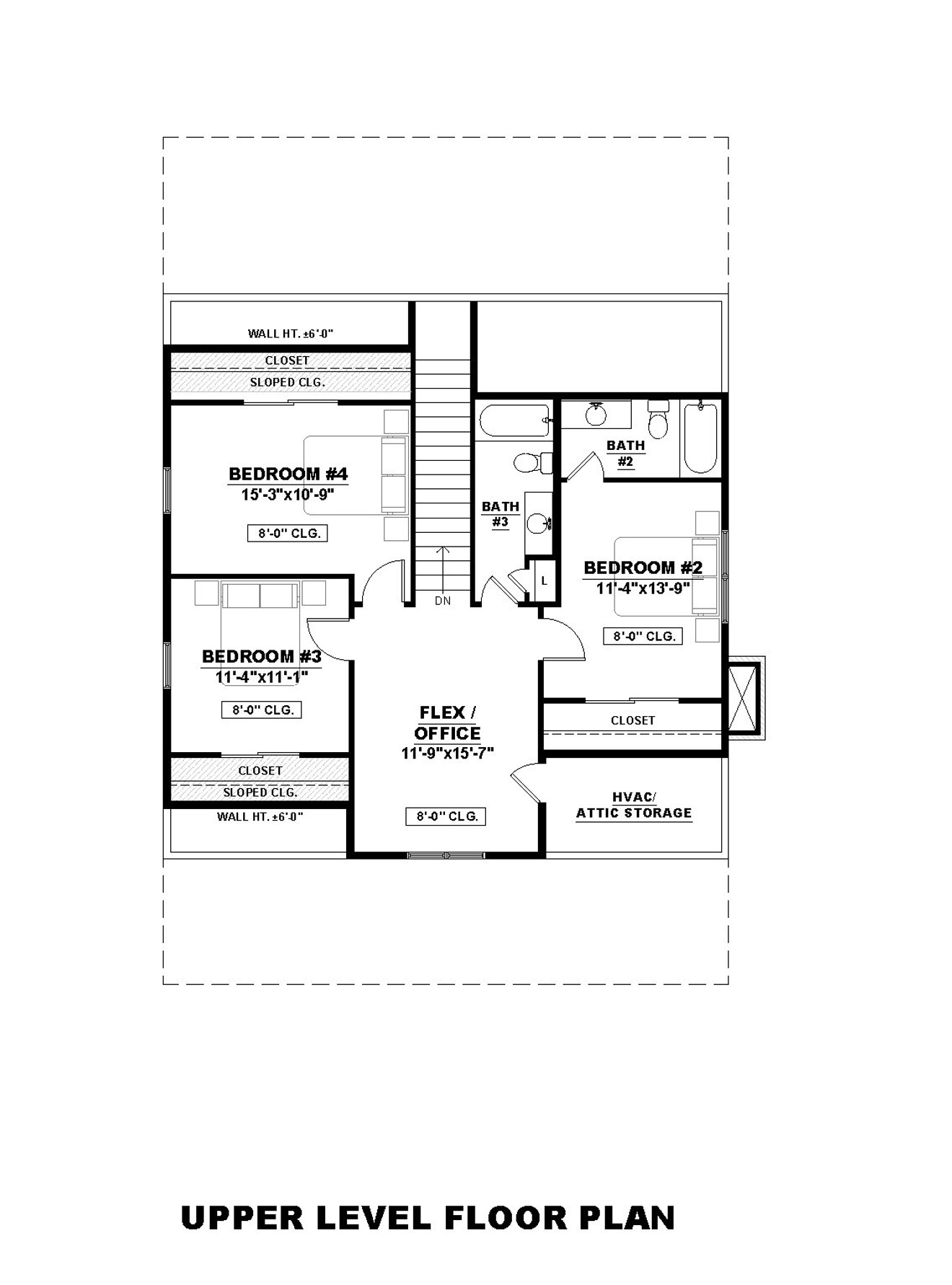 Farmhouse House Plan - Laura 4 66721 - 2nd Floor Plan