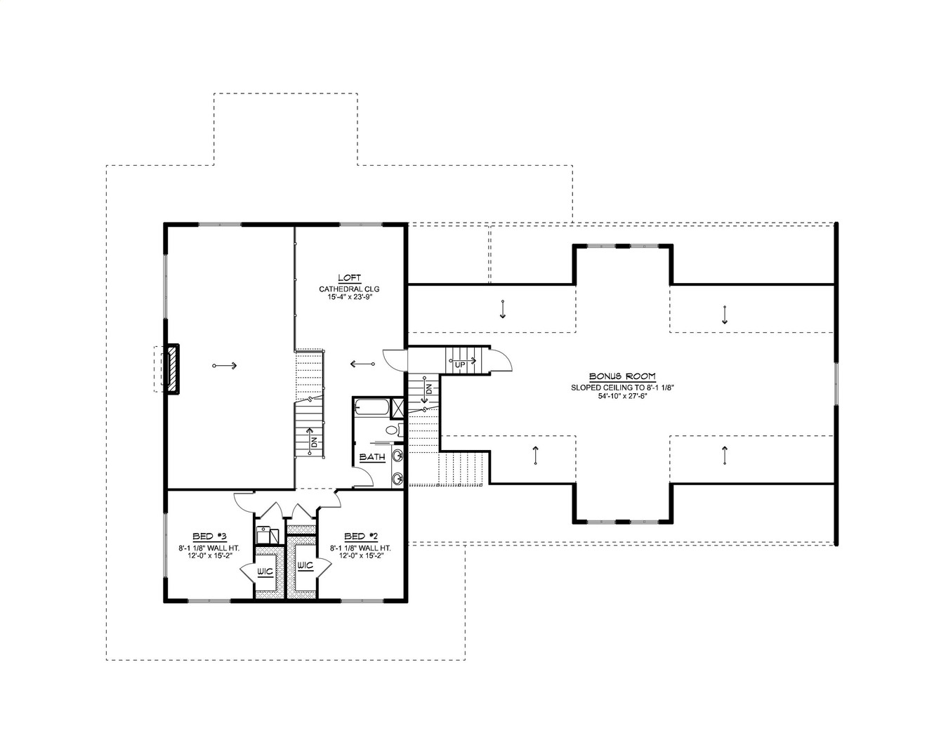 Country House Plan - 25079 - 2nd Floor Plan