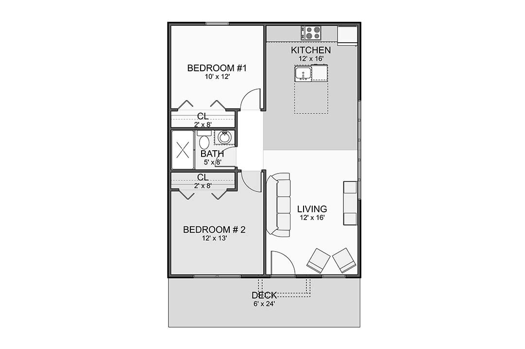 Traditional House Plan - Baldwin 77223 - 1st Floor Plan