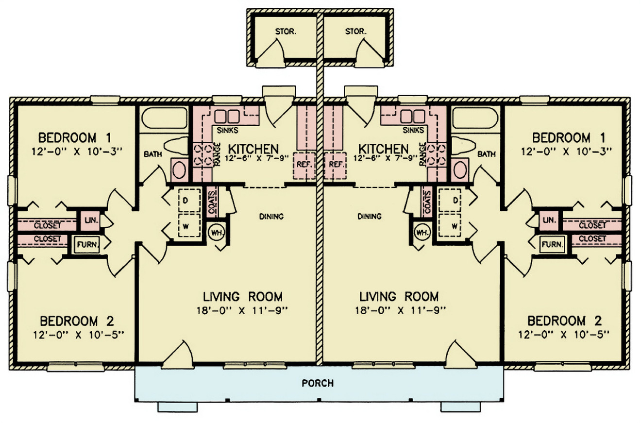 Bungalow House Plan - Puckett 22  18759 - 1st Floor Plan
