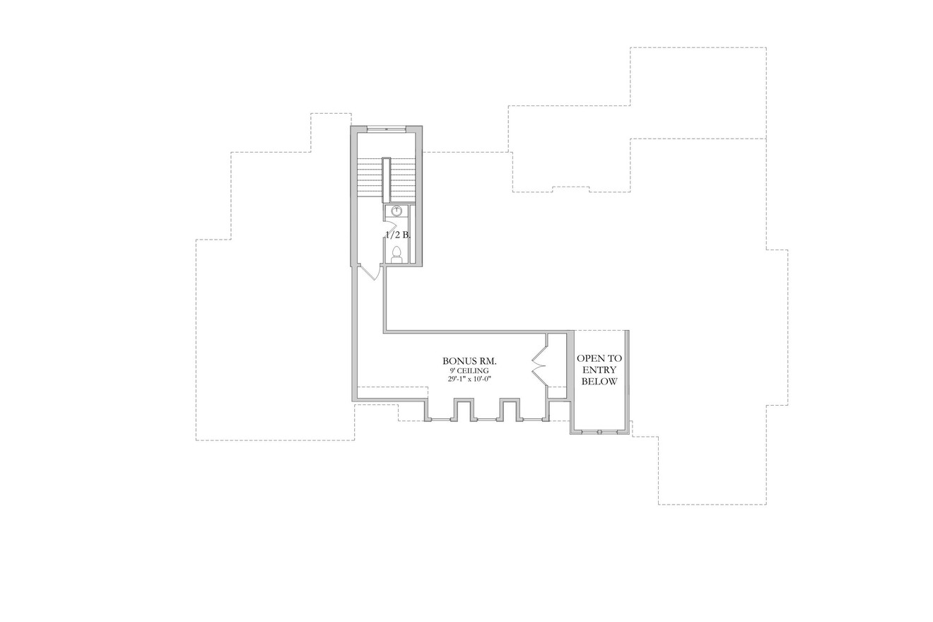 Farmhouse House Plan - Dresden 70290 - 2nd Floor Plan