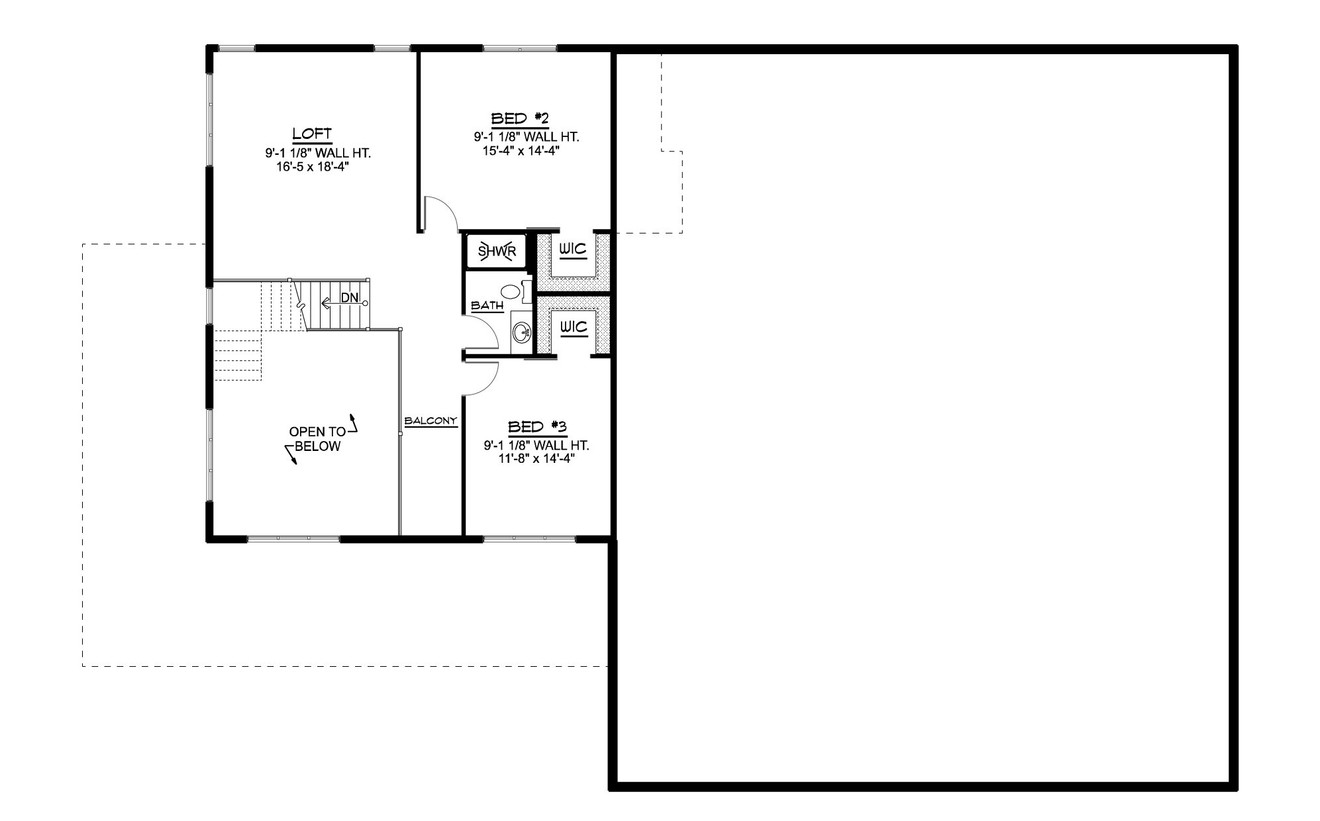 Farmhouse House Plan - 34950 - 2nd Floor Plan