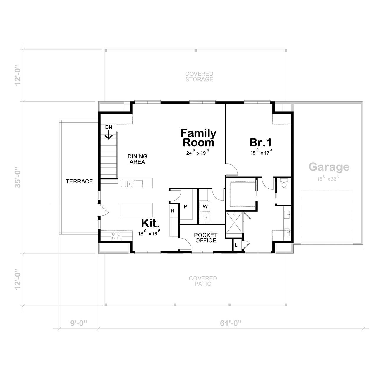 Secondary Image - Farmhouse House Plan - Grand Sky 11047 - 2nd Floor Plan