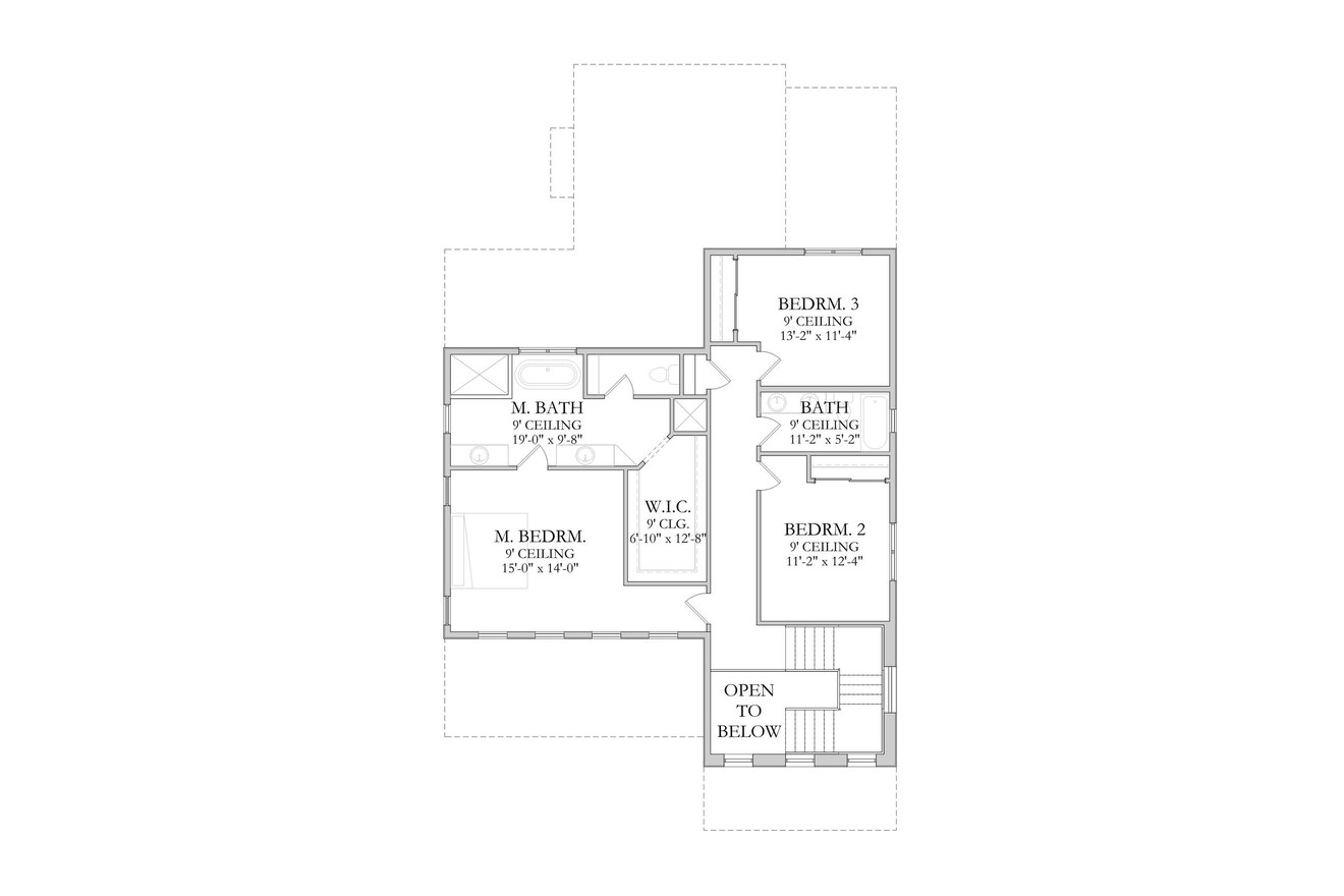 Traditional House Plan - Jasper 37866 - 2nd Floor Plan