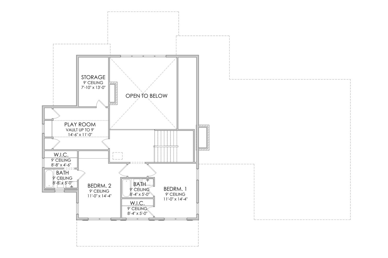 Secondary Image - Farmhouse House Plan - Loveland 60329 - 2nd Floor Plan