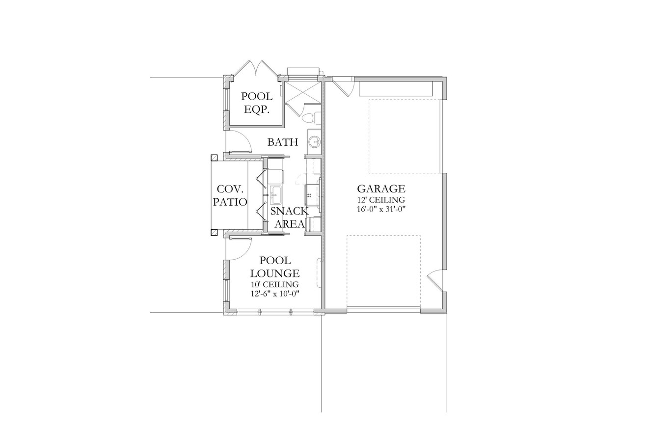 Traditional House Plan - Chino 76382 - 1st Floor Plan