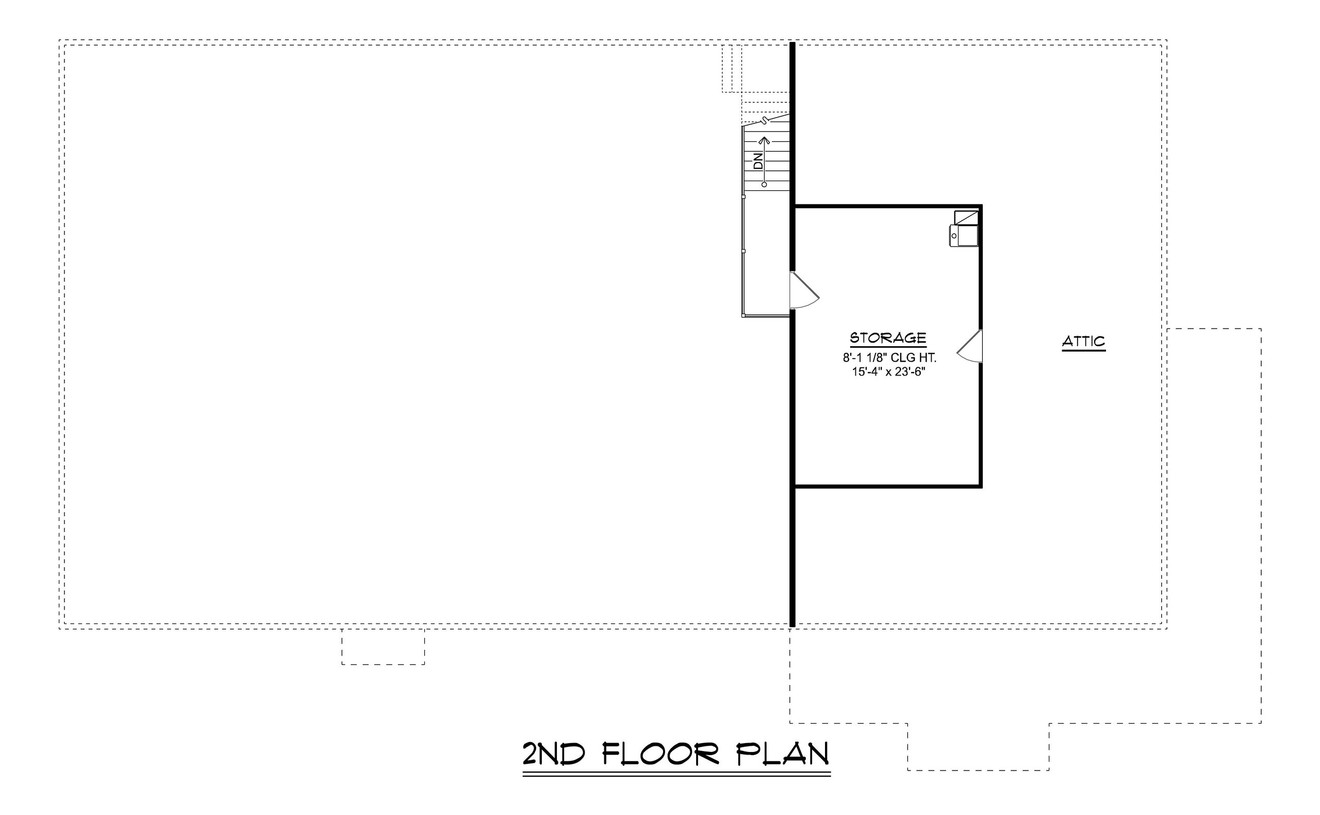 Secondary Image - Farmhouse House Plan - 90643 - 2nd Floor Plan