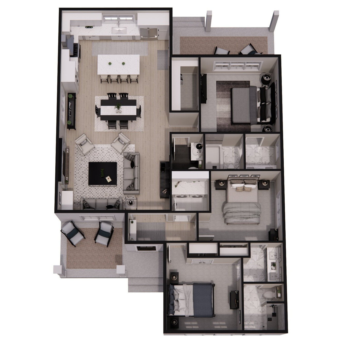 Farmhouse House Plan - Chelsea 71604 - 1st Floor Plan