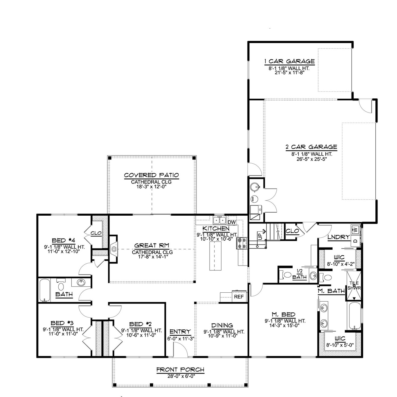 Cottage House Plan - 36221 - 1st Floor Plan