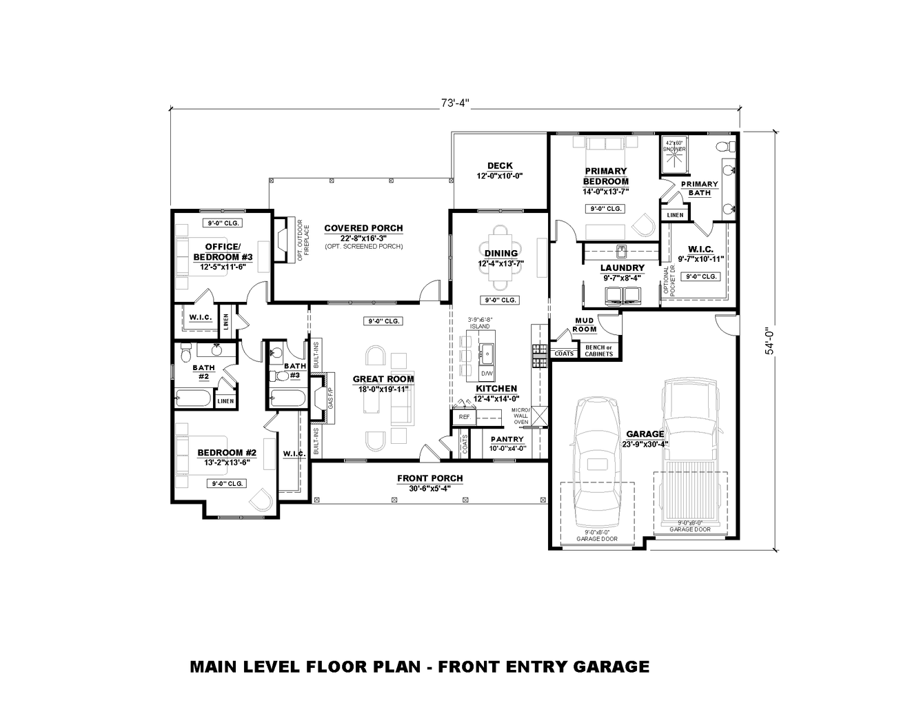 Farmhouse House Plan - Harrell-3 47812 - Optional Floor Plan