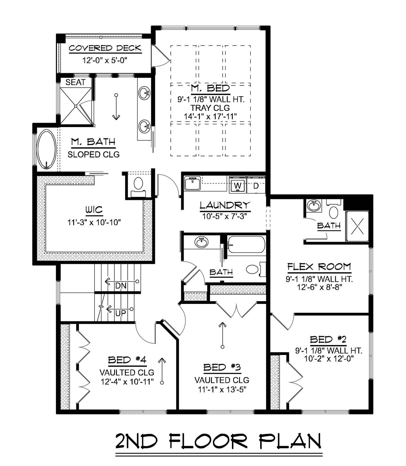 Farmhouse House Plan - 26465 - 2nd Floor Plan