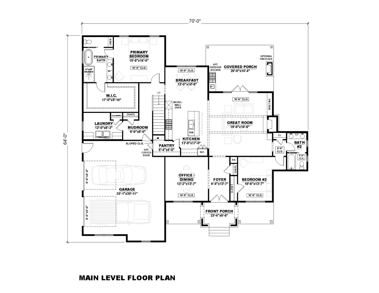 Farmhouse House Plan - Smith-2 65226 - 1st Floor Plan