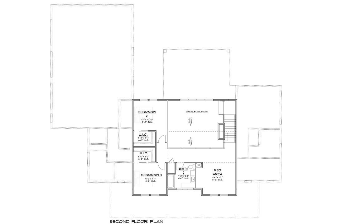 Secondary Image - Farmhouse House Plan - Kai Braun 89814 - 2nd Floor Plan