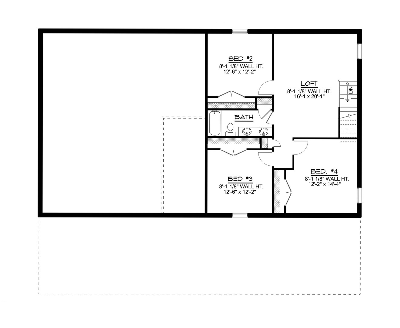 Country House Plan - 73115 - 2nd Floor Plan