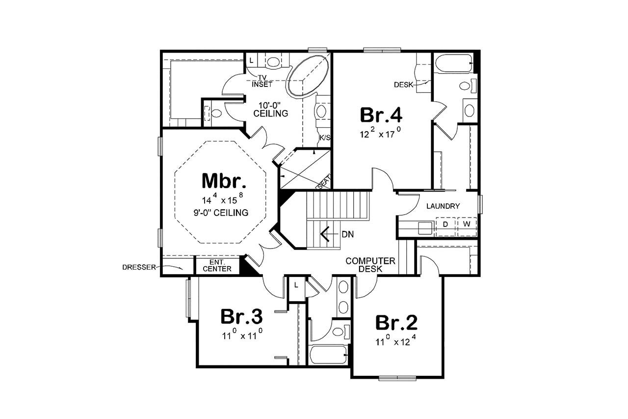 Traditional House Plan - Mackenzie 67322 - Other Floor Plan