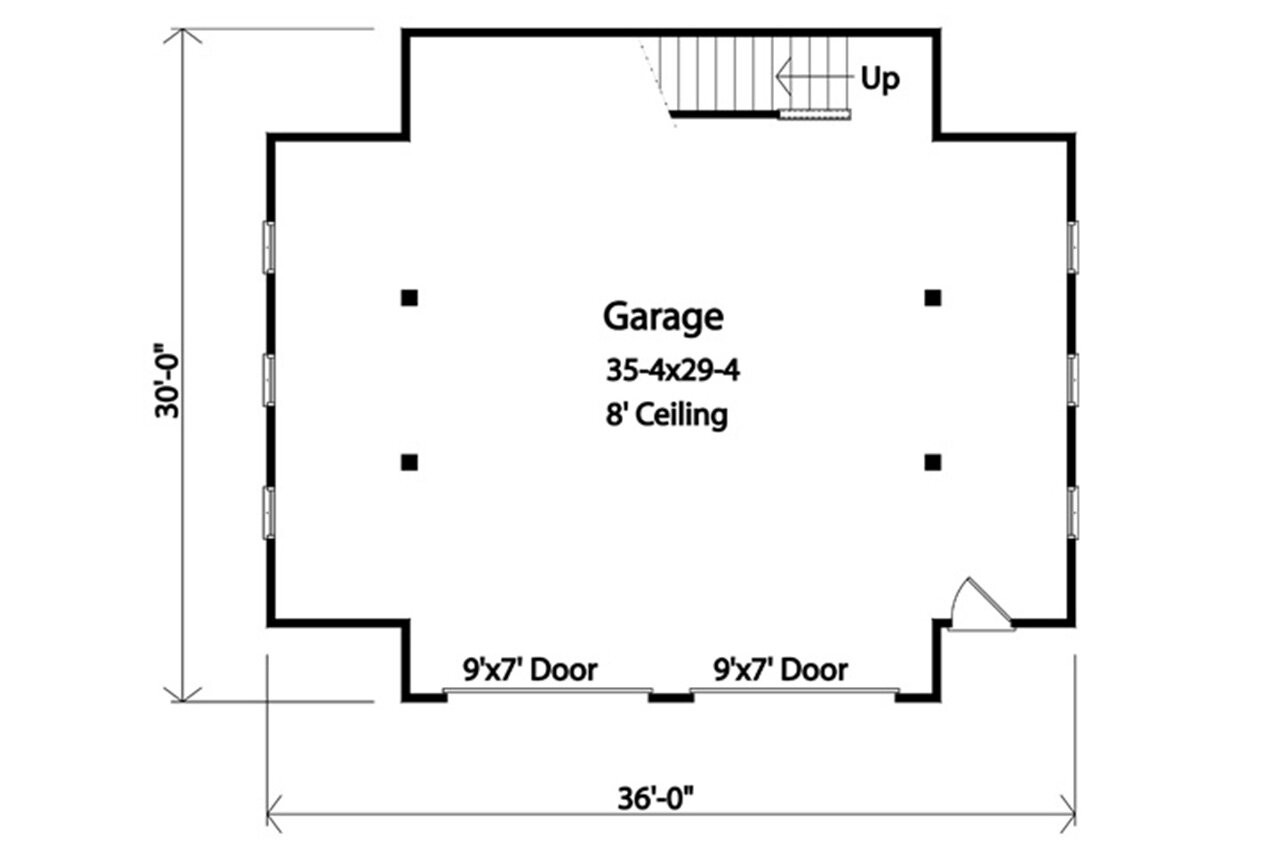 Farmhouse House Plan - 73394 - 1st Floor Plan