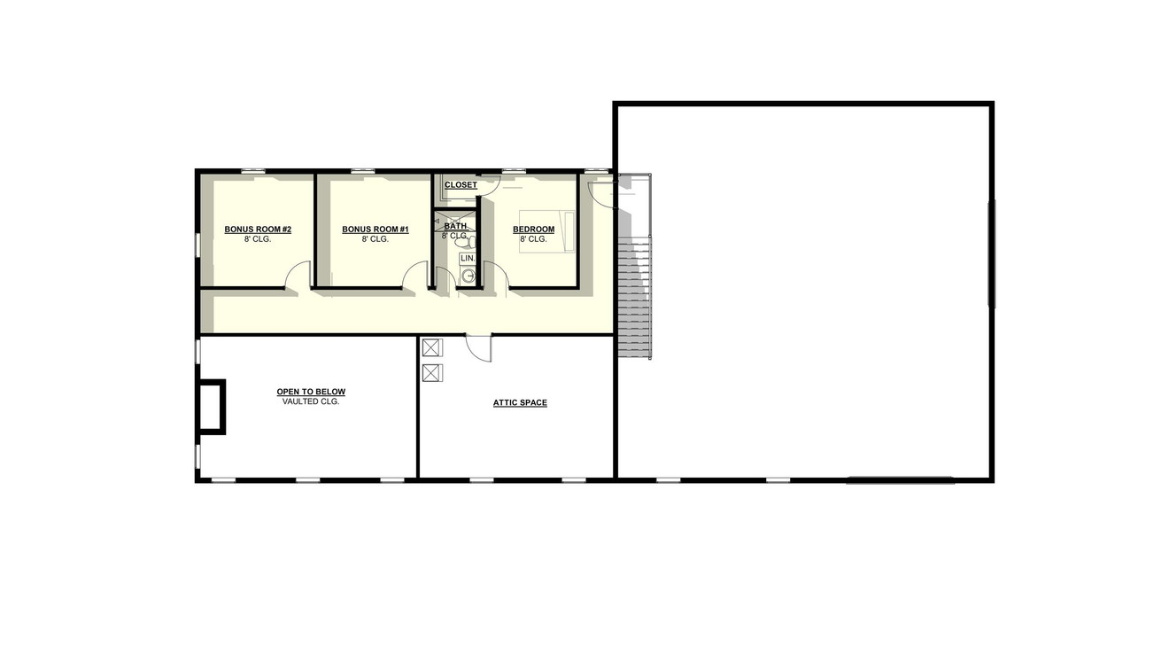 Secondary Image - Country House Plan - Geranium 12342 - 2nd Floor Plan