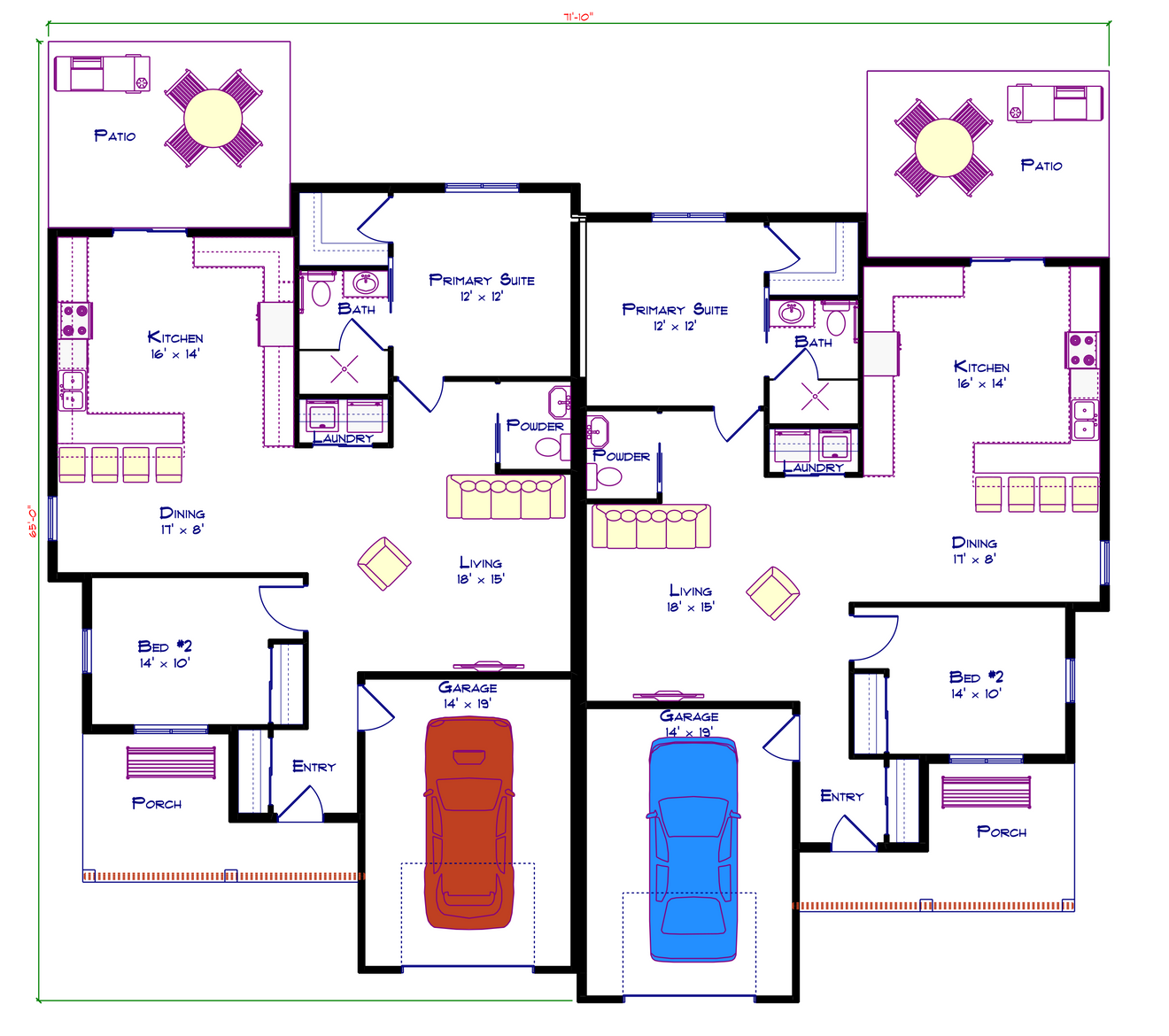 Traditional House Plan - Dirston 33752 - 1st Floor Plan