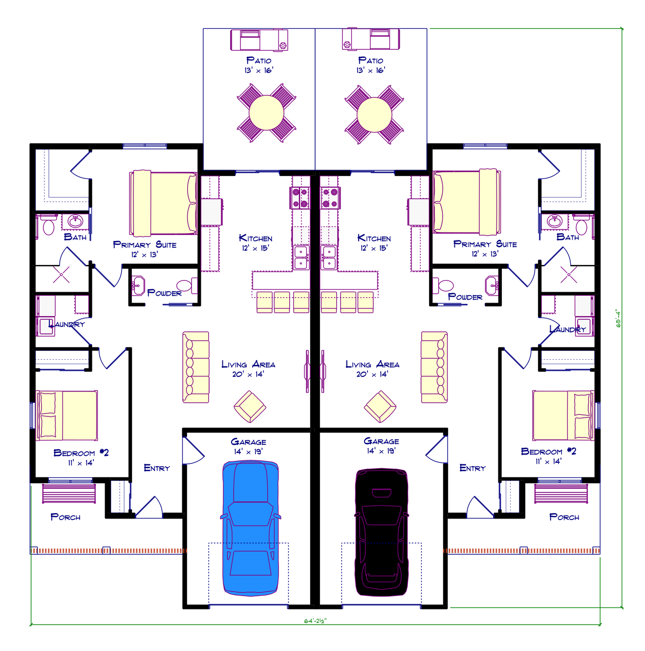 Traditional House Plan - Darington 55028 - 1st Floor Plan