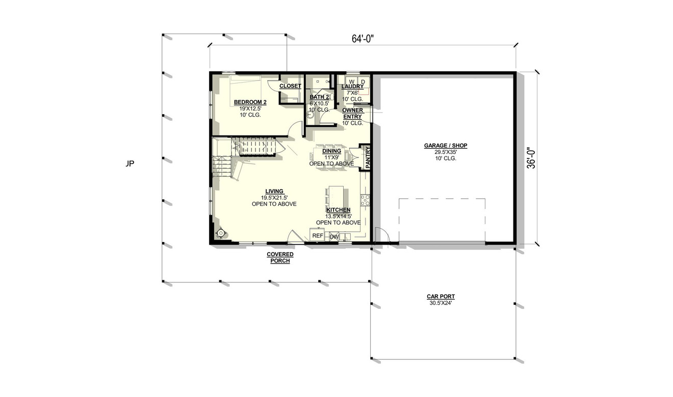 Country House Plan - Rock Rose 95304 - 1st Floor Plan