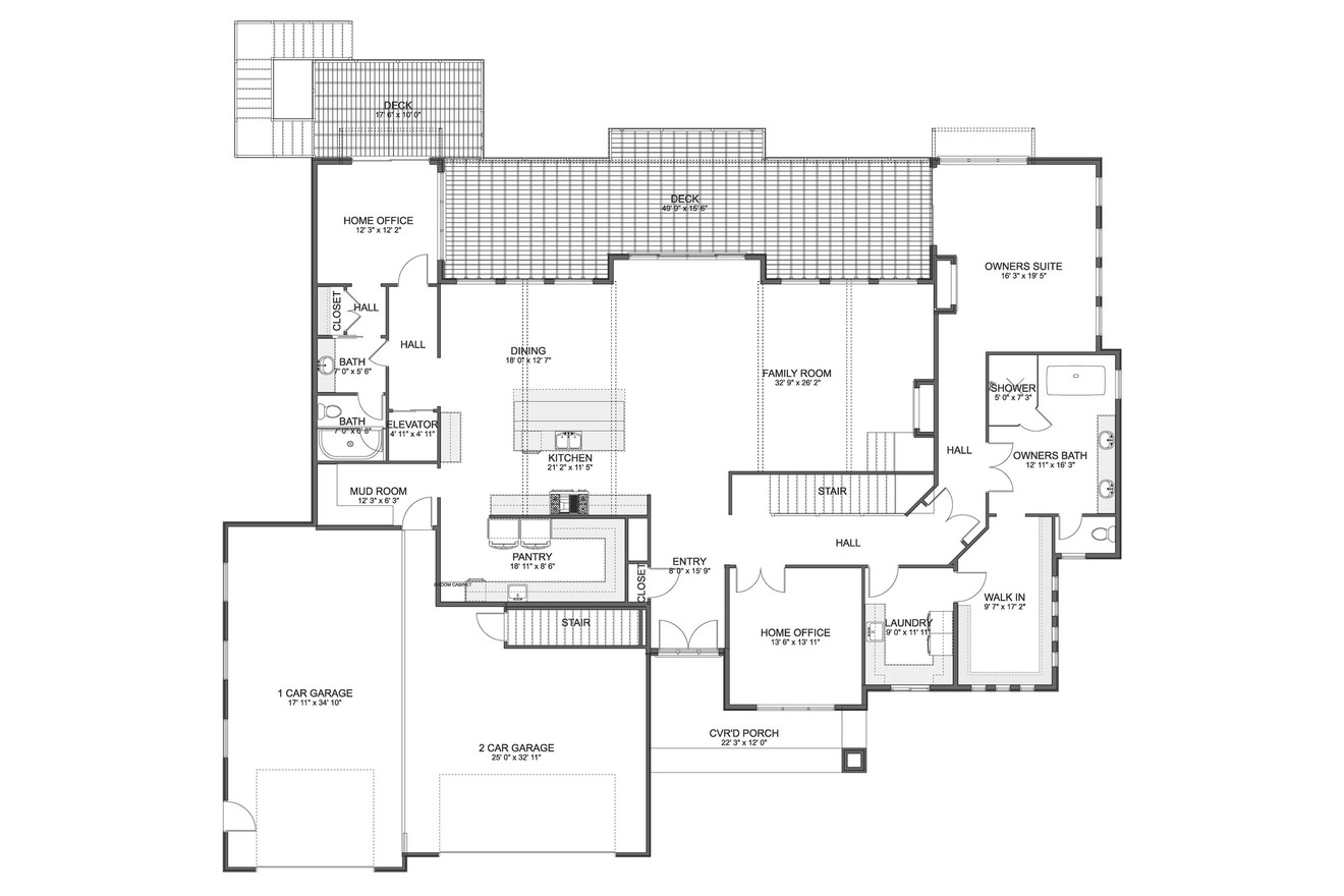 Contemporary House Plan - Quick 91873 - 1st Floor Plan