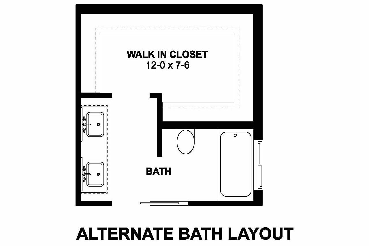 Farmhouse House Plan - 24815 - Optional Floor Plan